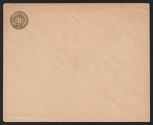 1891 3k Rzhev Zemstvo Postal Stationery Cover, 153 x 124 mm, Paper 0.075-0.078 mm