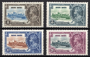 1935 Hong Kong, British Colonies, Silver Jubilee, Complete Set