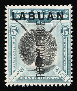 1901 5c Labuan, British Colonies, Postage Due Stamp