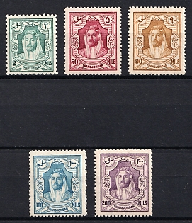 1943-46 Transjordan, British Mandated Territory