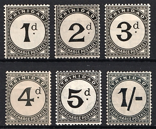 1923-45 Trinidad, British Colonies, Postage Due stamps