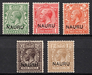 1916-23 Nauru, British Colonies, King George V