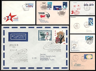 1964-73 Space and Science Covers of the GDR, German Democratic Republic (GDR), Group of Commemorative Covers