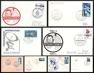 1963-78 Postal History of GDR Cosmonautics, German Democratic Republic (GDR), Group of Commemorative Covers