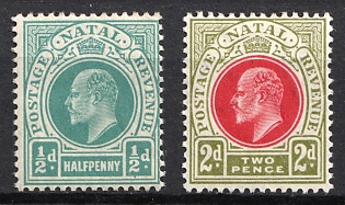 1904-08 Natal, South Africa, British Colonies, King Edward VII