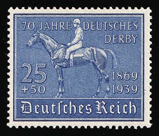 1939 25pf Third Reich, Germany, Complete Set