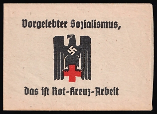 1933-45 Third Reich, Germany, Propaganda Postcard, German Red Cross, 'Socialism in action – that's Red Cross work'