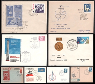 1962-80 Joint Geophysical Research of the GDR and USSR, German Democratic Republic (GDR), Group of Commemorative Covers