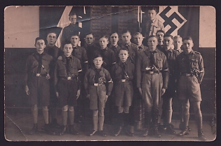 1933-1945 'Hitler Youth', Army Military, Hitler Youth, Third Reich Nazi Propaganda Postcard