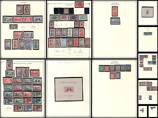 1901 - 1940 Dahomey and Erench Equatorial Africa, French Colonies, Collection of Different Issues