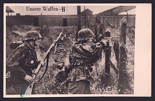 1933-1945 'Our Weapons', Infantry Wehrmacht, Army Military, Third Reich Nazi Propaganda Postcard