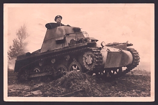 1941 'Our Wehrmacht', Tanks, Army Military, Third Reich Nazi Propaganda Postcard