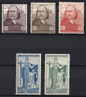 1924 Republic of San Marino, Complete Set