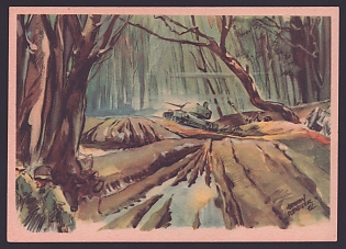 1933-1945 'From the Kolodesy Forest', Tanks, Army Military, Third Reich Nazi Propaganda Postcard