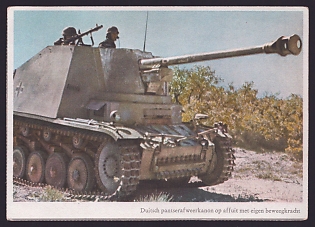 1933-1945 'German Self-propelled Anti-tank Gun', Tanks, Army Military, Third Reich Nazi Propaganda Postcard