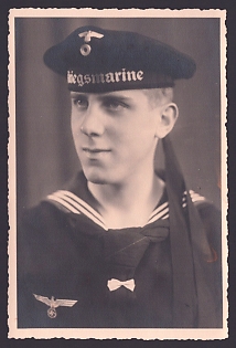 1933-1945 'Sailor', Notable Military Persons, Third Reich Nazi Propaganda Postcard