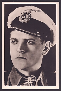 1933-1945 'Korvettenkapitan Erich Topp', Notable Military Persons, Third Reich Nazi Propaganda Postcard
