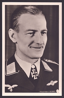1933-1945 'Hauptmann Boerst', Notable Military Persons, Third Reich Nazi Propaganda Postcard