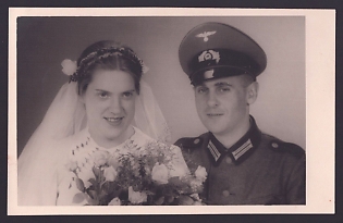 1933-1945 'Military Wedding', Notable Military Persons, Third Reich Nazi Propaganda Postcard
