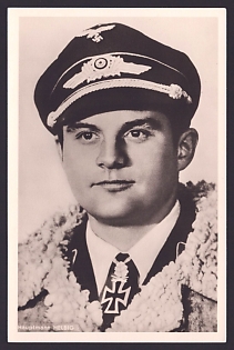 1933-1945 'Captain Helbig', Notable Military Persons, Third Reich Nazi Propaganda Postcard