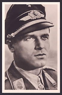 1933-1945 'Major Philipp', Notable Military Persons, Third Reich Nazi Propaganda Postcard