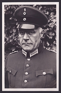 1933-1945 'Soldier', Notable Military Persons, Third Reich Nazi Propaganda Postcard