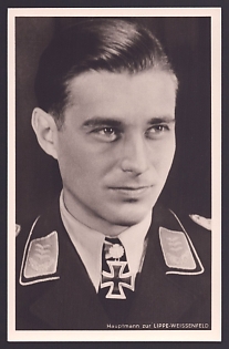 1933-1945 'Captain Zur Lippe-Weissenfeld', Notable Military Persons, Third Reich Nazi Propaganda Postcard