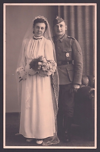 1933-1945 'Military Wedding', Notable Military Persons, Third Reich Nazi Propaganda Postcard