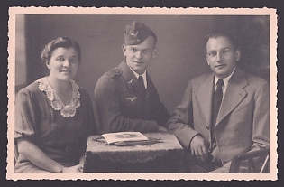 1933-1945 'Soldier with Family', Notable Military Persons, Third Reich Nazi Propaganda Postcard