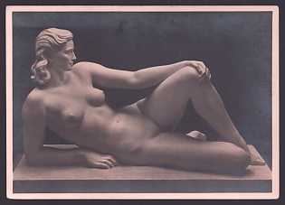 1933-1945 'The Wave', Nude, Third Reich Nazi Propaganda Postcard