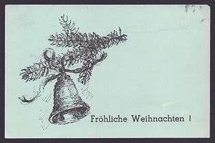 1941 'Merry Christmas!', Third Reich Nazi Propaganda Postcard