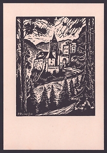 1933-1945 'German Castles and Palaces in South Tyrol', Architecture, Castles, Third Reich Nazi Propaganda Postcard
