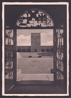 1933-1945 'Tannenberg National Memorial: Gate in the... Flag Tower', Architecture, Third Reich Nazi Propaganda Postcard