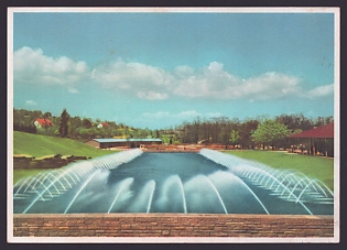 1939 'Reich Garden Show Stuttgart 1939: The Grand Water Features', Architecture, Scenery, Third Reich Nazi Propaganda Postcard