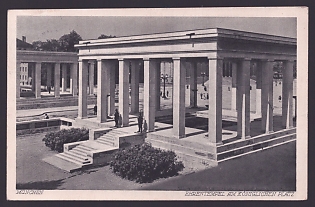 1938 'Munich. Temple of Honor at Konigsplatz', Architecture, Third Reich Nazi Propaganda Postcard