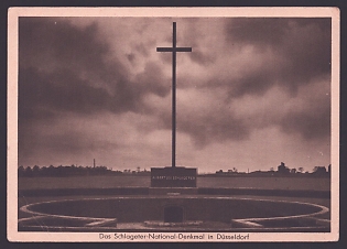 1933-1945 'The Schlageter National Monument in Dusseldorf', Architecture, Third Reich Nazi Propaganda Postcard