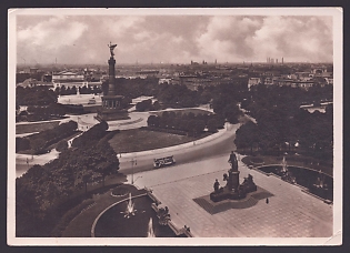 1936 'Berlin: Konigsplatz', Architecture, Third Reich Nazi Propaganda Postcard