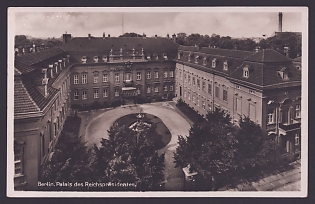 1933-1945 'Berlin: Reich President's Palace', Architecture, Third Reich Nazi Propaganda Postcard