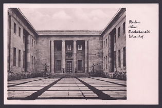 1933-1945 'Berlin. New Reich Chancellery. Courtyard of Honor', Architecture, Third Reich Nazi Propaganda Postcard