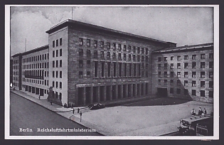 1933-1945 'Berlin, Reich Ministry of Aviation', Architecture, Third Reich Nazi Propaganda Postcard