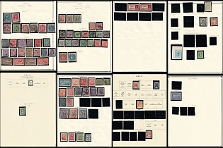 Indian States, Jordan, British Colonies, Group of stamps