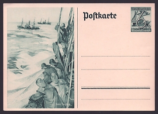 1933-1945 'German Navy', Army Military, Third Reich Nazi Propaganda Postcard