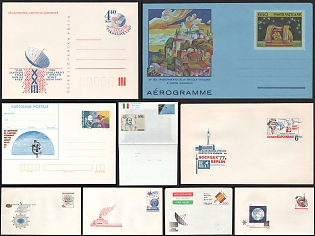 1977–1983 European Space Mail, Czechoslovakia, Vatican City and Italy, Airmail Group of Commemorative Postal Stationery Covers
