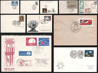 1972-1981 Space exhibitions and international mail, Polish People's Republic, Group of Commemorative Covers with Pictorial Cancellations