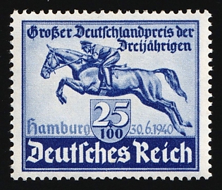 1940 25pf Third Reich, Germany, Complete Set
