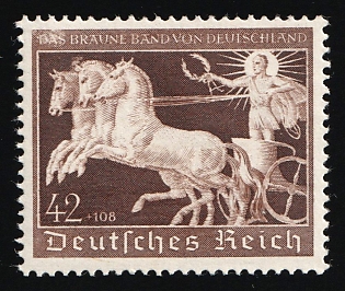 1940 42pf Third Reich, Germany, Complete Set