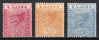 1891-94 Sungei Ujong, Negri-Sembilan, Malaysian States, British Colonies, Queen Victoria, Complete Set