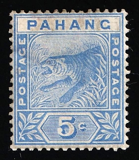 1893 5c Pahang, Malaysian States, British Colonies