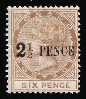 1883 2.5d Tobago, British Colonies