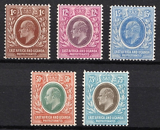 1907-08 East Africa and Uganda Protectorates, British Protectorate, King Edward VII
